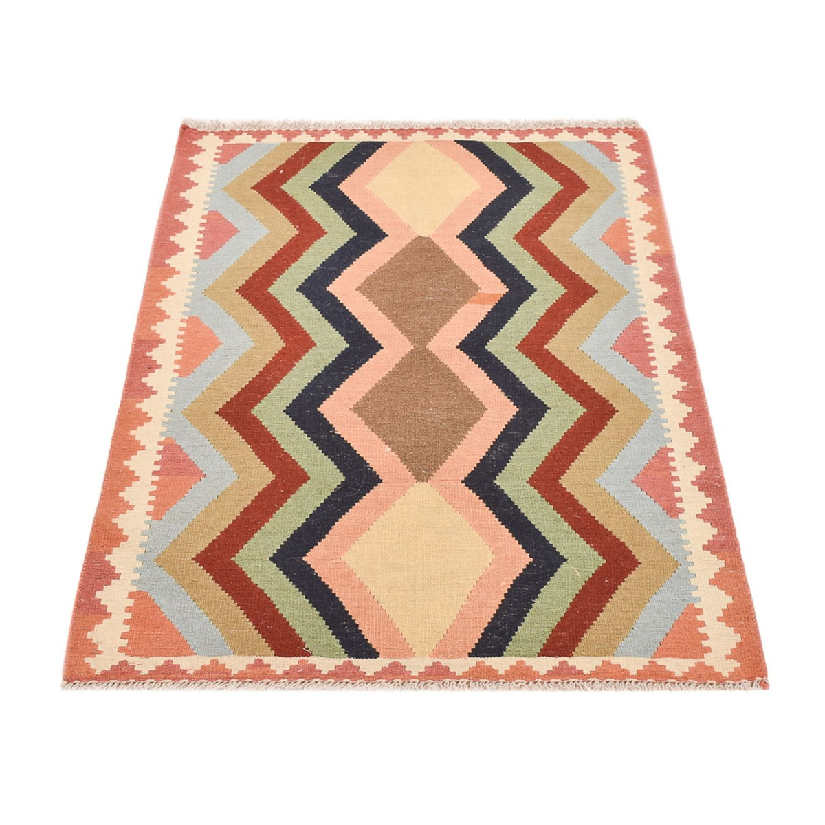 Kelim Teppich - Oriental - 145 x 94 cm - mehrfarbig