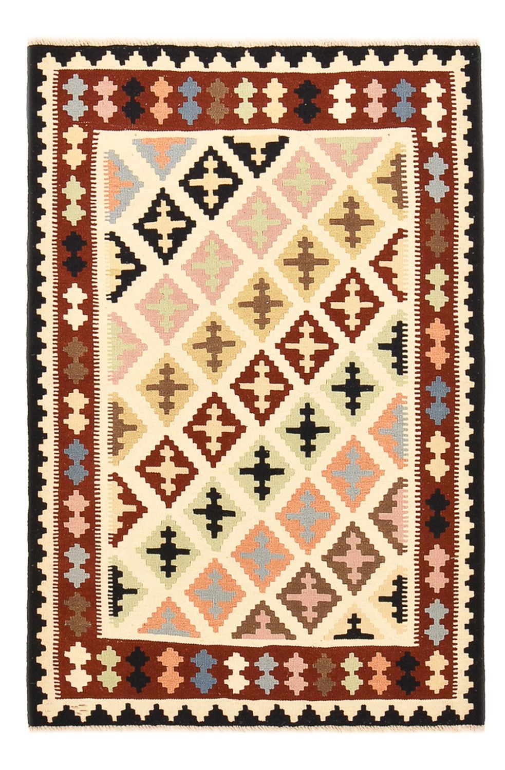 Kelim Teppich - Oriental - 153 x 102 cm - mehrfarbig