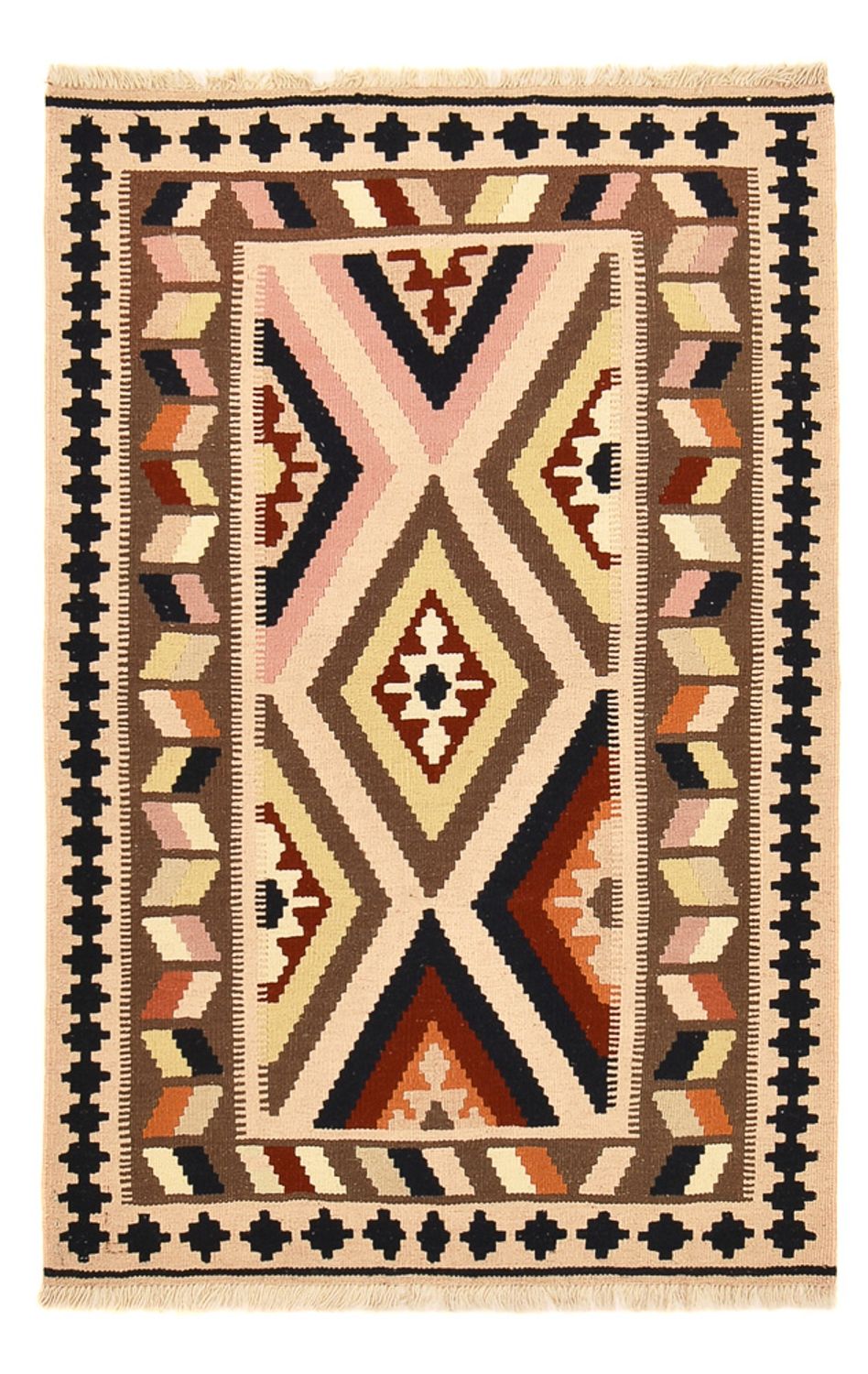 Kelim Teppich - Oriental - 152 x 100 cm - mehrfarbig