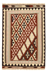 Tapis Kelim - Oriental - 155 x 105 cm - multicolore