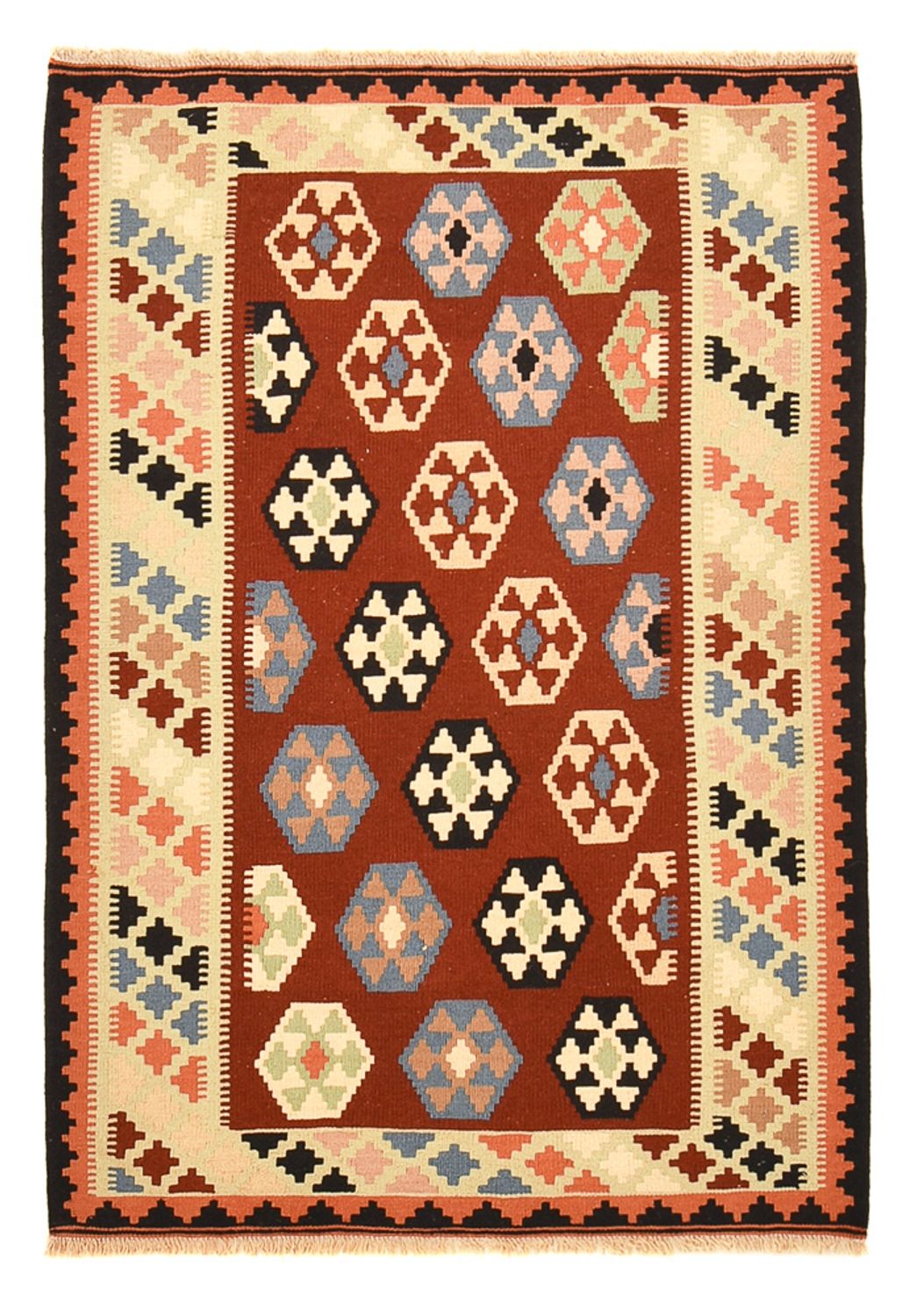 Kelim Teppich - Oriental - 149 x 103 cm - mehrfarbig