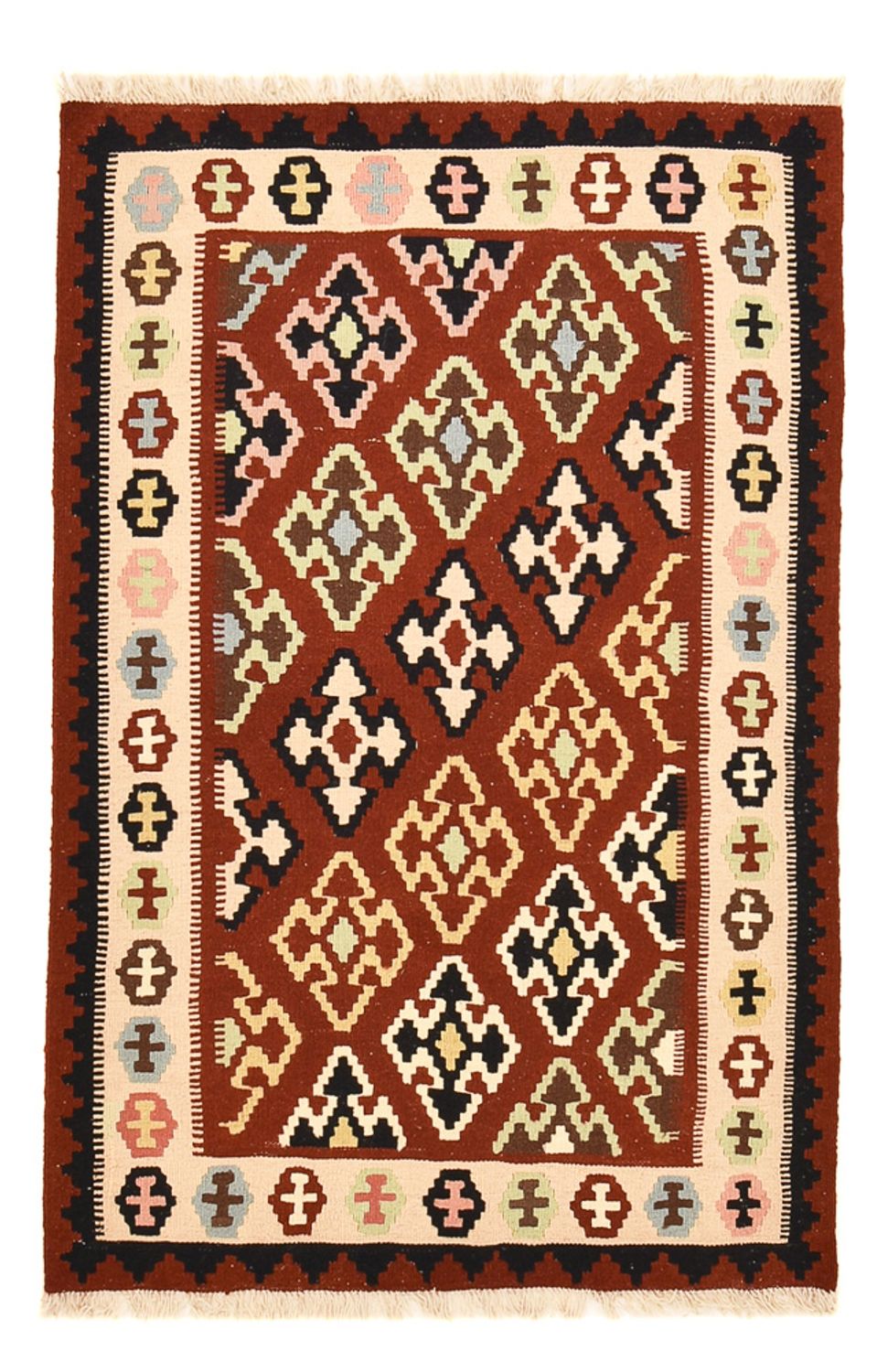 Kelim Teppich - Oriental - 150 x 102 cm - mehrfarbig
