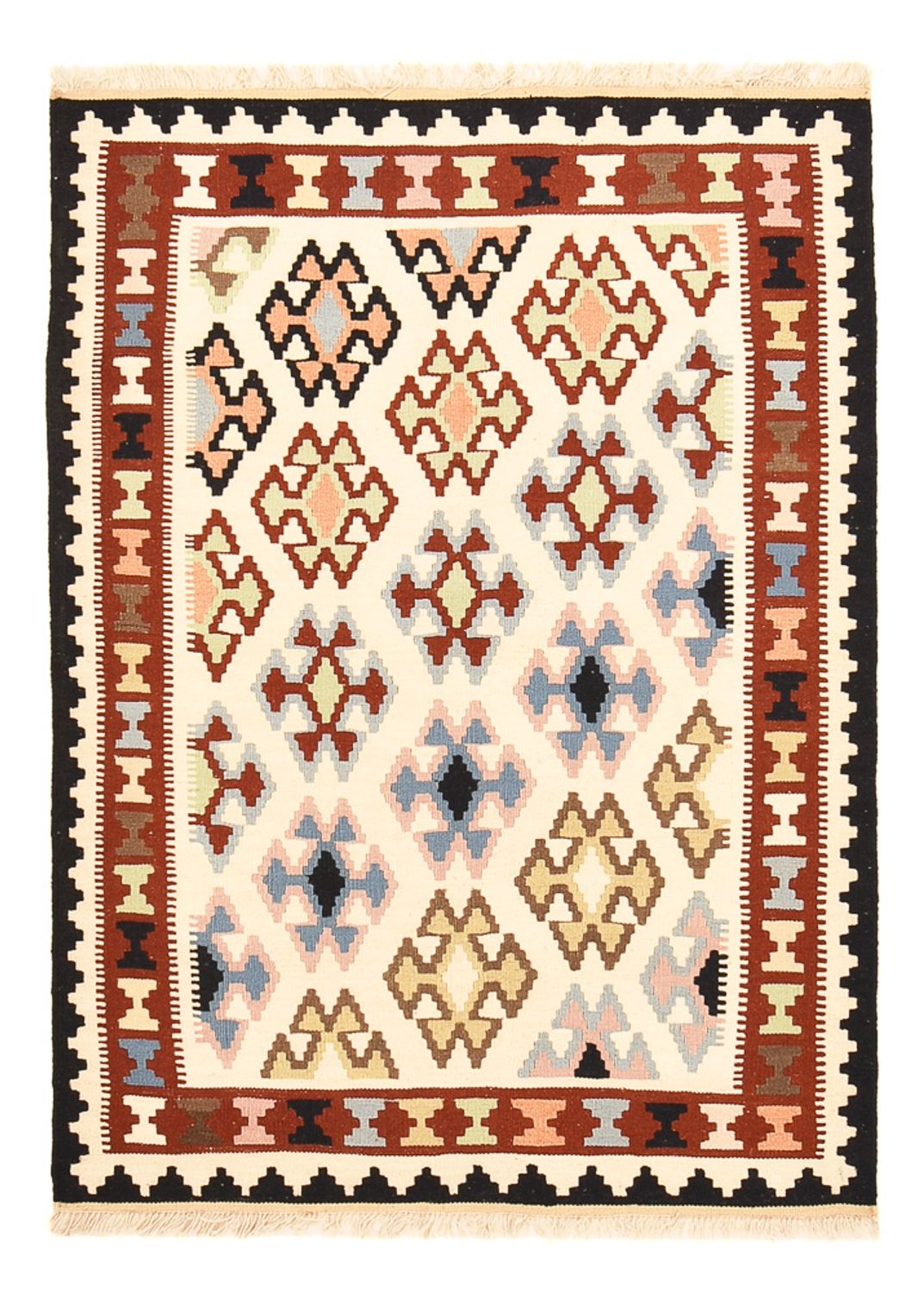 Kelim Teppich - Oriental - 150 x 105 cm - mehrfarbig
