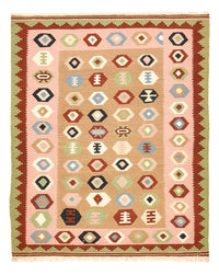 Tapis Kelim - Oriental - 138 x 110 cm - multicolore