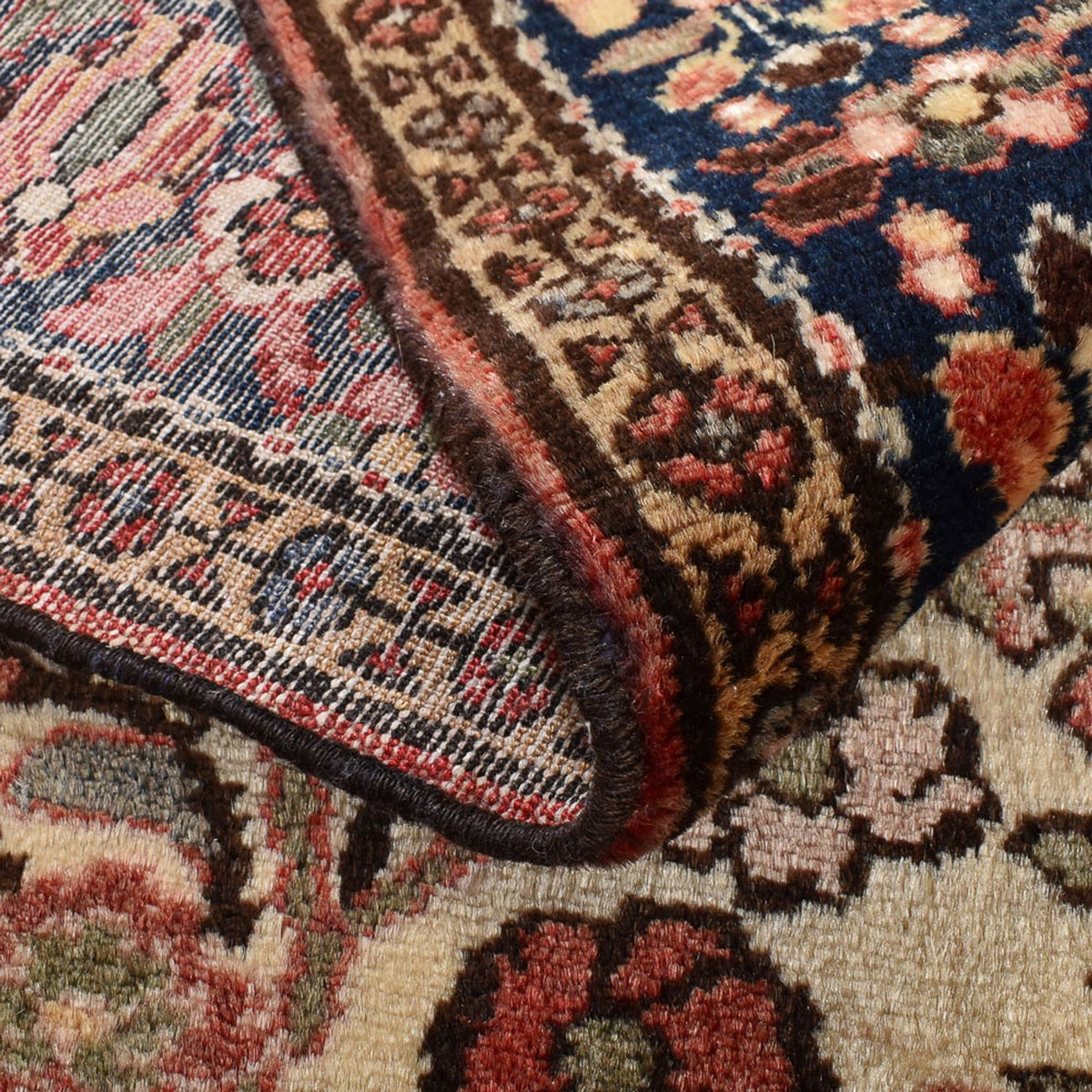 Perserteppich - Nomadic - 209 x 153 cm - dunkelbeige