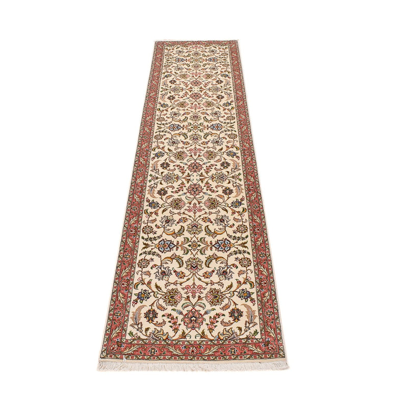 Läufer Perser - Täbriz - Premium - 302 x 72 cm - sand