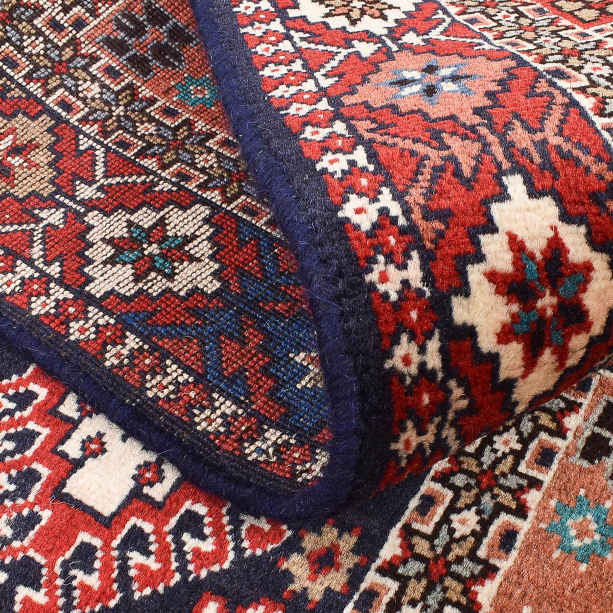 Perserteppich - Nomadic - 150 x 97 cm - mehrfarbig