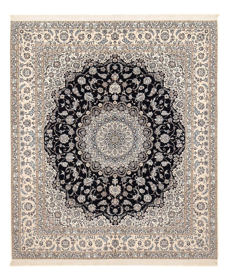 Perserteppich - Nain - Premium - 306 x 254 cm - dunkelblau