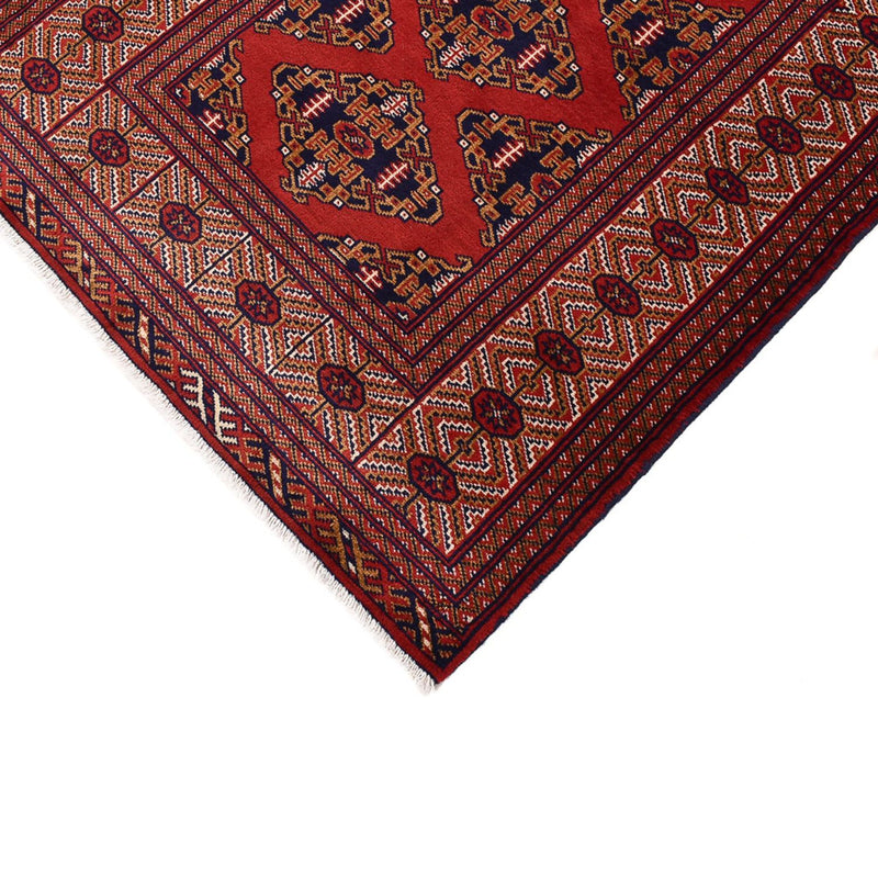 Läufer Turkaman - 377 x 104 cm - dunkelrot