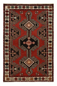 Tapis persan - Nomadic - 153 x 100 cm - rouge
