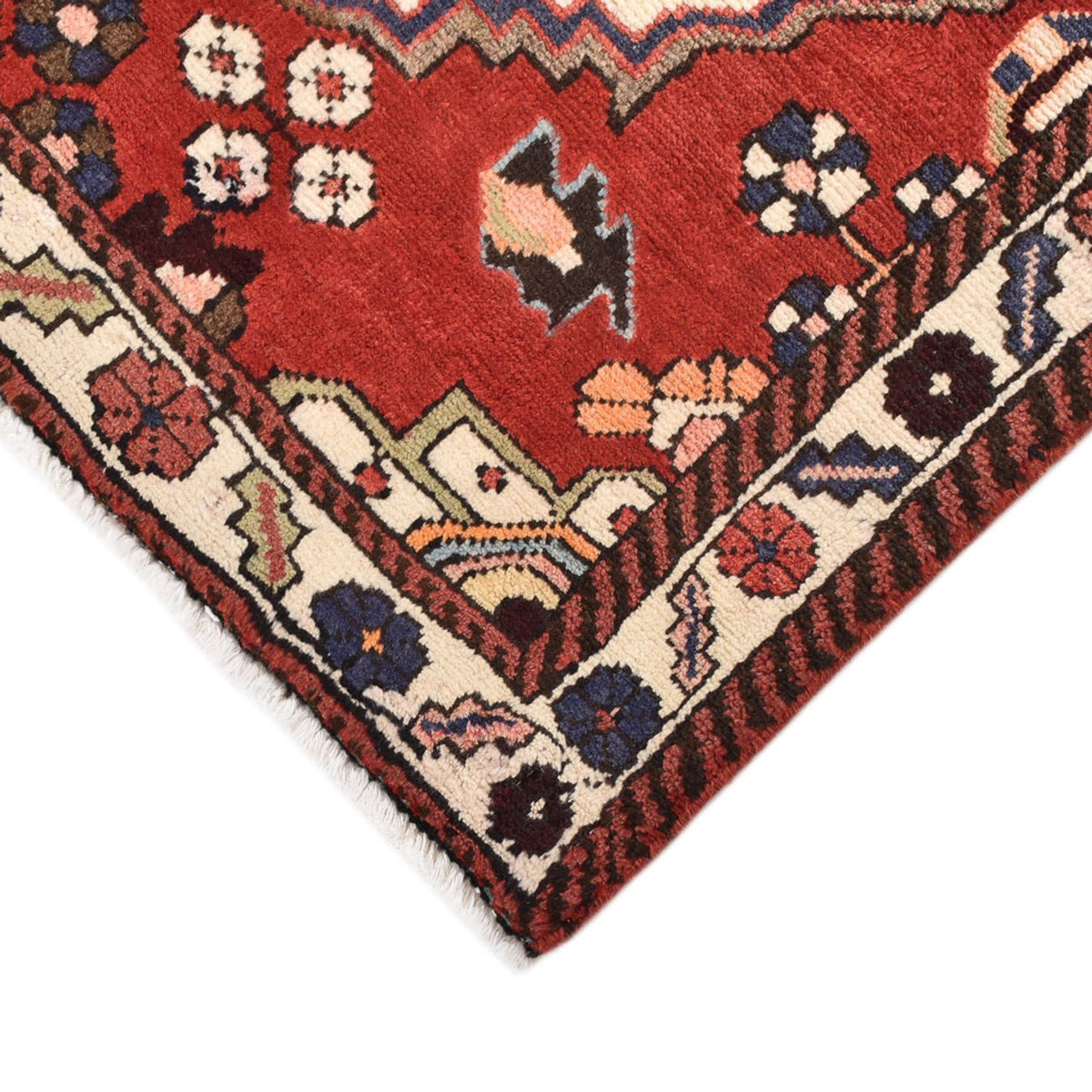 Perserteppich - Nomadic - 154 x 101 cm - rot