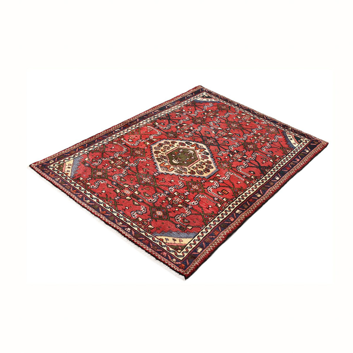 Perserteppich - Nomadic - 151 x 99 cm - rot