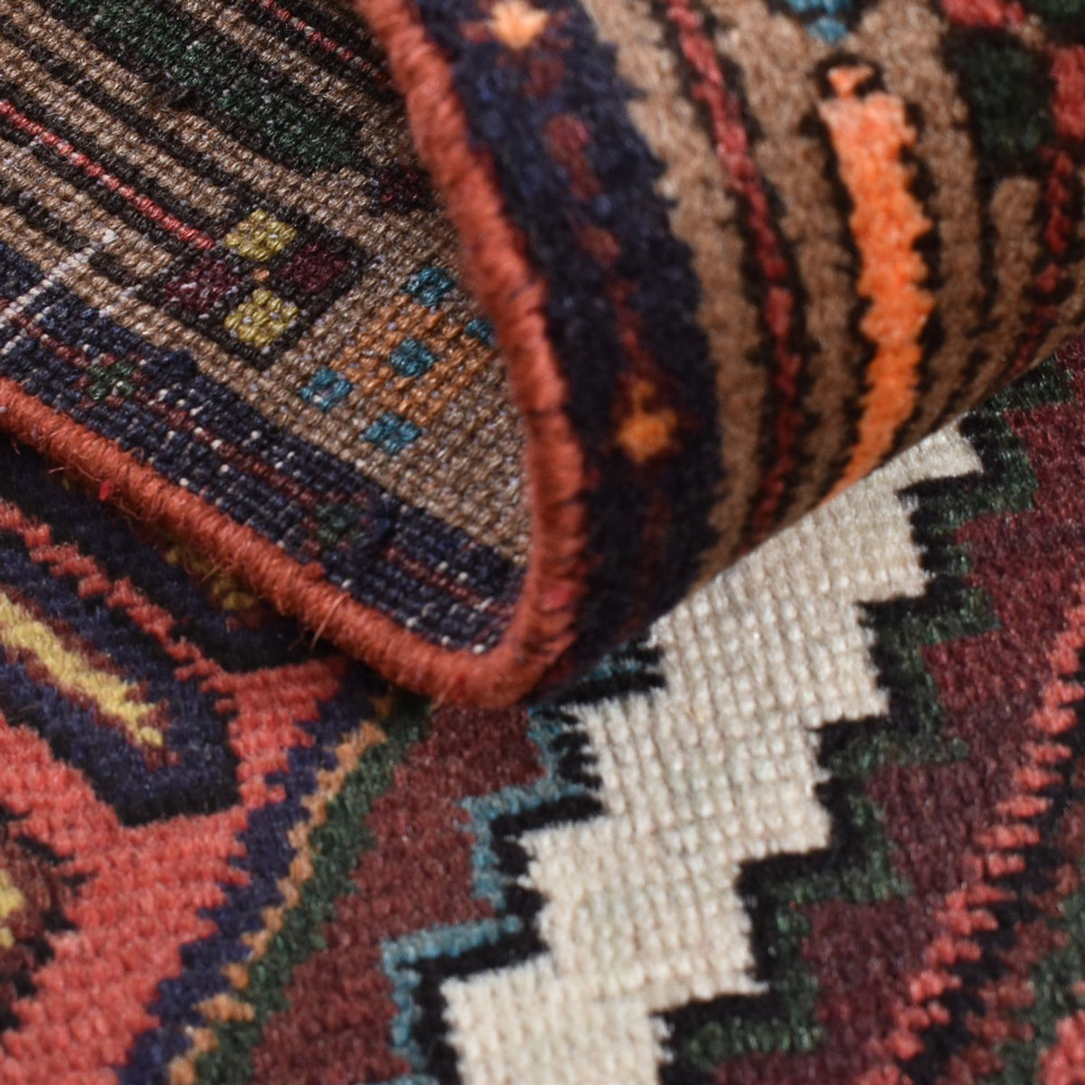 Läufer Perser - Nomadic - 292 x 75 cm - dunkelrot