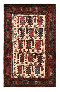 Tapis Belutsch - 155 x 98 cm - beige