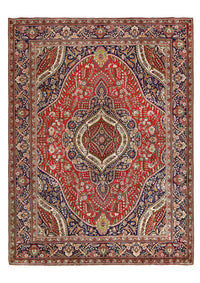 Tappeto Persero - Tabriz - 393 x 295 cm - rosso