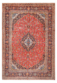 Tappeto Persero - Keshan - 422 x 296 cm - rosso