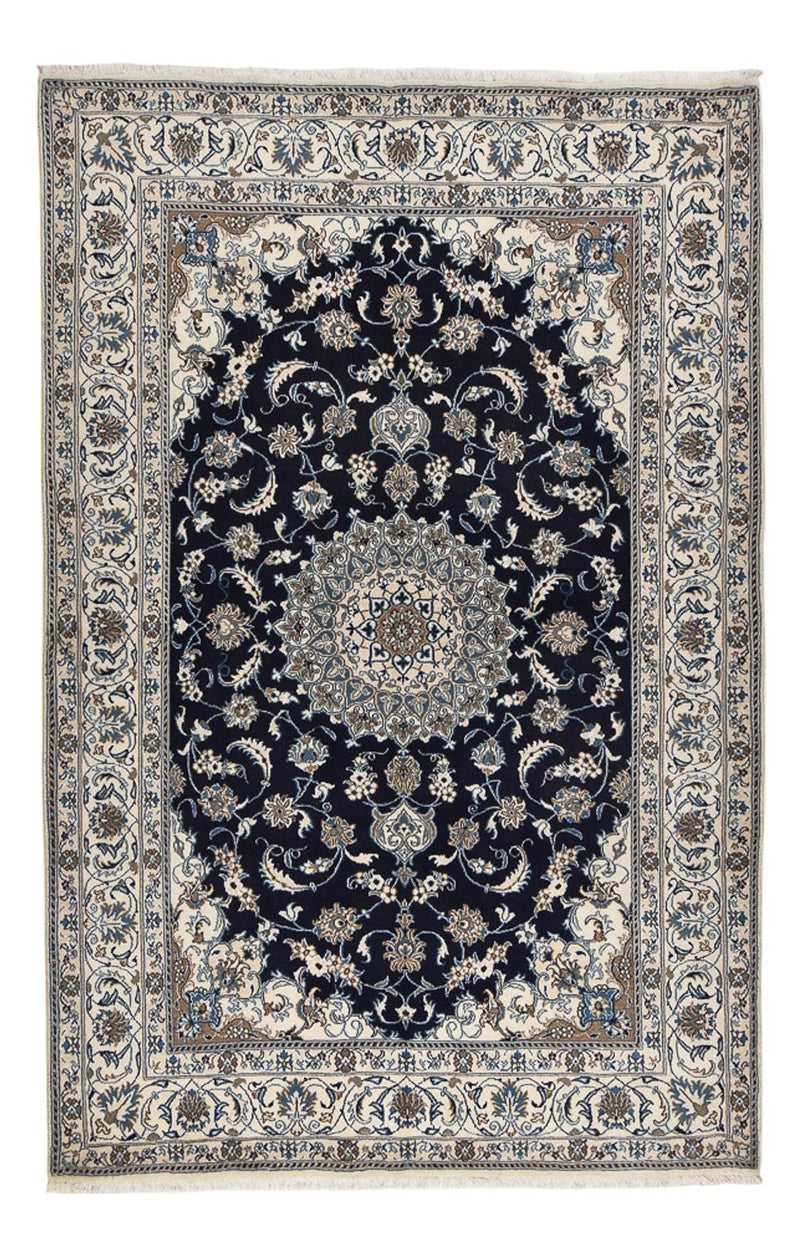 Perserteppich - Nain - 300 x 195 cm - dunkelblau