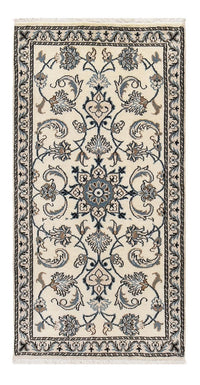 Tapis persan - Nain - 137 x 69 cm - crème