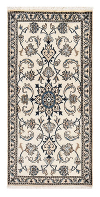 Tapis persan - Nain - 140 x 69 cm - crème