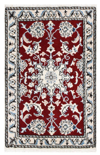 Tapis persan - Nain - 87 x 56 cm - rouge