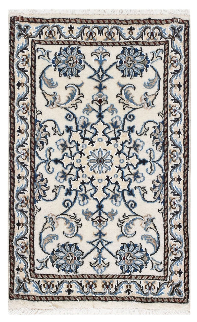 Perserteppich - Nain - 90 x 56 cm - creme
