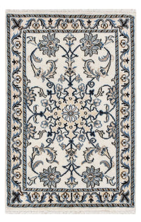Tapis persan - Nain - 92 x 60 cm - crème