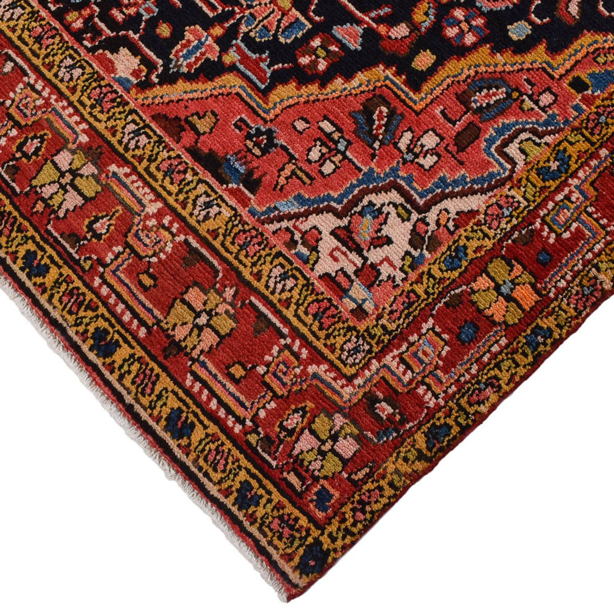 Perserteppich - Nomadic - 226 x 135 cm - dunkelblau