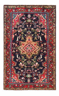 Tapis persan - Nomadic - 180 x 108 cm - bleu foncé