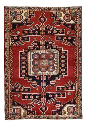 Perserteppich - Nomadic - 192 x 133 cm - rot