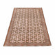Turkaman Teppich - 193 x 130 cm - dunkelbeige