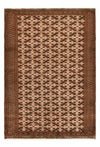 Tapis Turkaman 130x191cm - Tapis persan - beige foncé - Rectangle / Beige foncé / 130 x 191 cm Rectangle