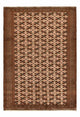 Turkaman Teppich - 191 x 130 cm - dunkelbeige