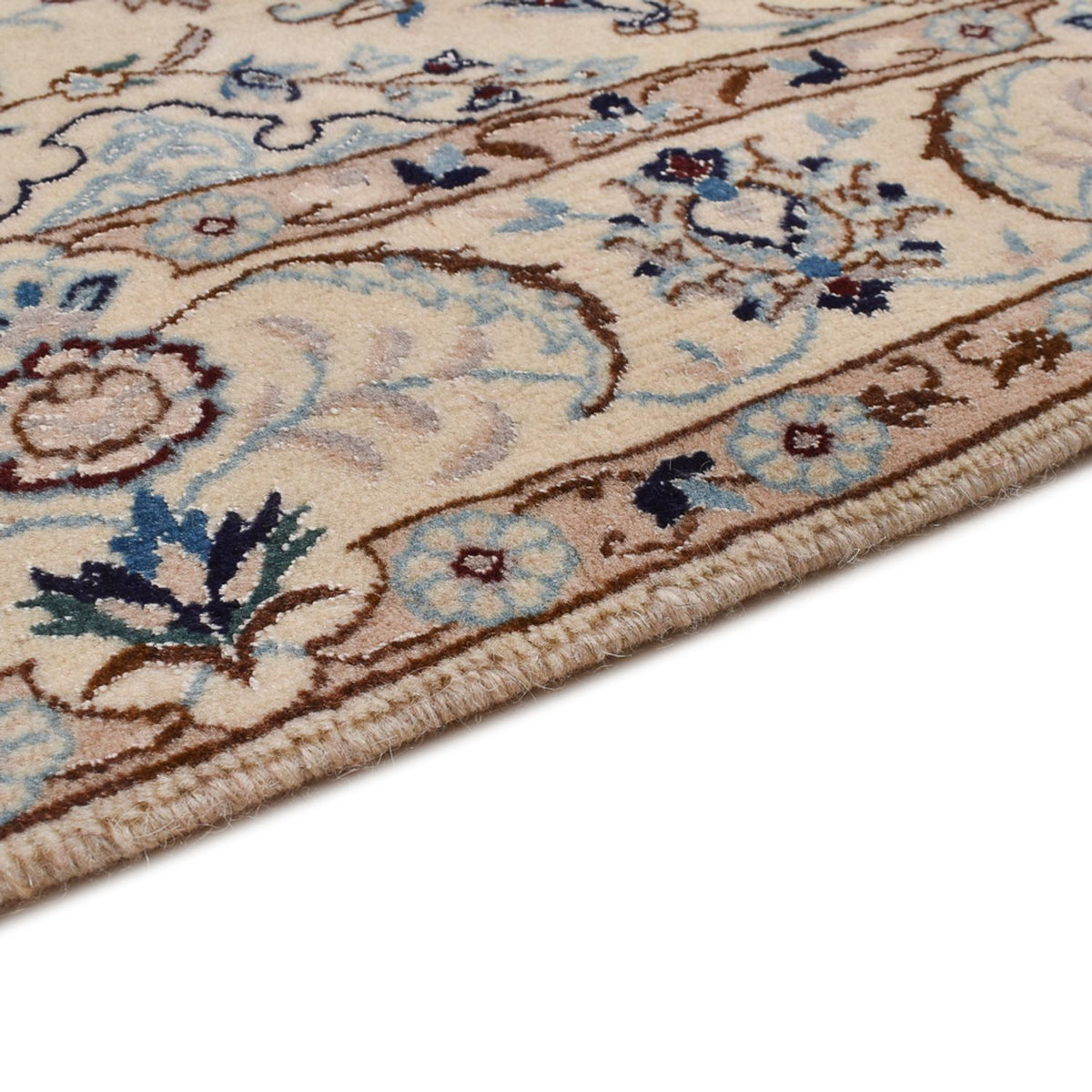 Perserteppich - Nain - Royal - 204 x 126 cm - beige