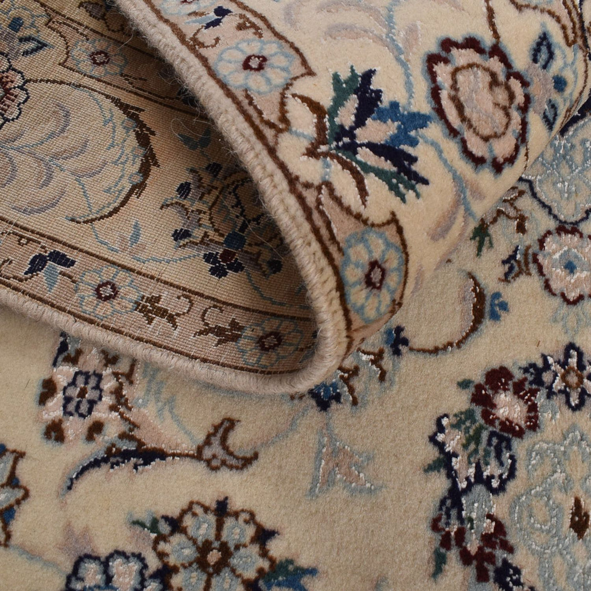 Perserteppich - Nain - Royal - 204 x 126 cm - beige