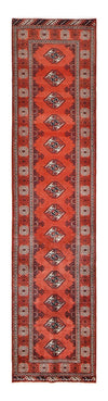 Tapis Turkaman 96x333cm - Tapis persan - rouge - Tapis de couloir / Rouge / 96 x 333 cm Tapis de couloir