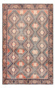 Vintage Teppich - 198 x 124 cm - mehrfarbig