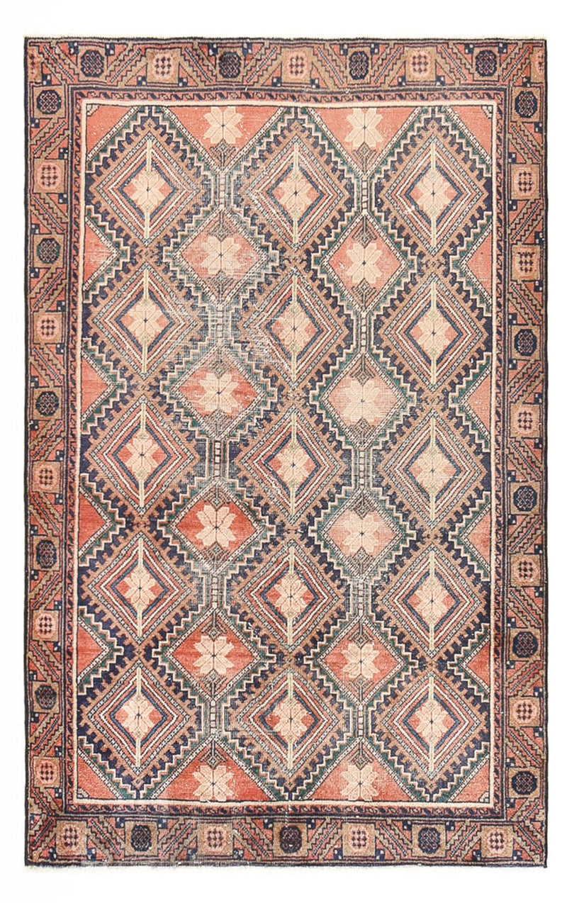 Vintage Teppich - 198 x 124 cm - mehrfarbig