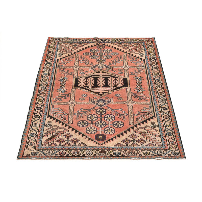 Perserteppich - Nomadic - 141 x 103 cm - hellrot