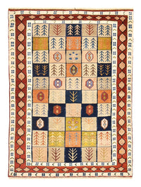 Tapis Gabbeh - Persan - 143 x 103 cm - multicolore