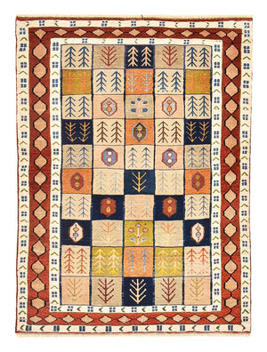 Gabbeh Teppich - Perser - 143 x 103 cm - mehrfarbig