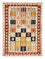 Gabbeh Teppich - Perser - 143 x 103 cm - mehrfarbig