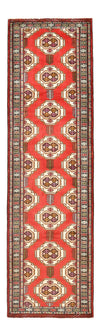 Tapis Turkaman 85x283cm - Tapis persan - rouge - Tapis de couloir / Rouge / 85 x 283 cm Tapis de couloir