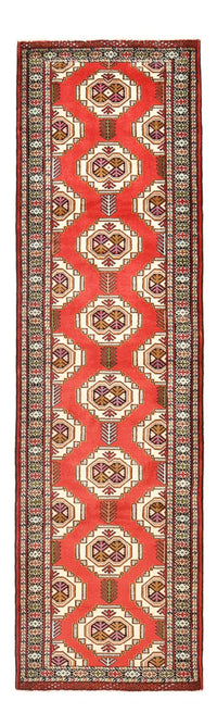 Tapis de couloir Tapis Turkaman - 283 x 85 cm - rouge