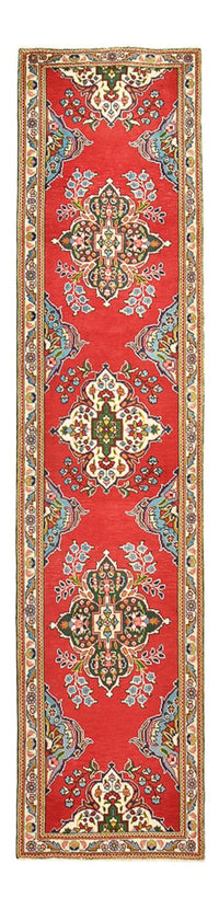Tappeto corsia Tappeto Persero - Tabriz - 343 x 80 cm - rosso
