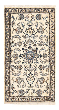 Tapis persan - Nain - 139 x 73 cm - crème