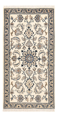 Tapis persan - Nain - 133 x 69 cm - crème