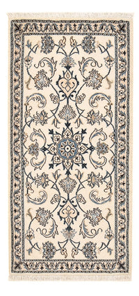 Tapis persan - Nain - 146 x 70 cm - crème