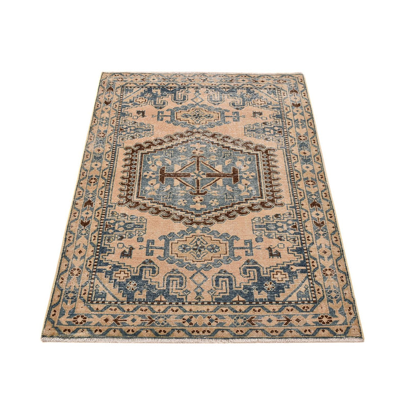 Vintage Teppich - 160 x 103 cm - mehrfarbig