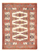Turkaman Teppich - 120 x 92 cm - hellrot