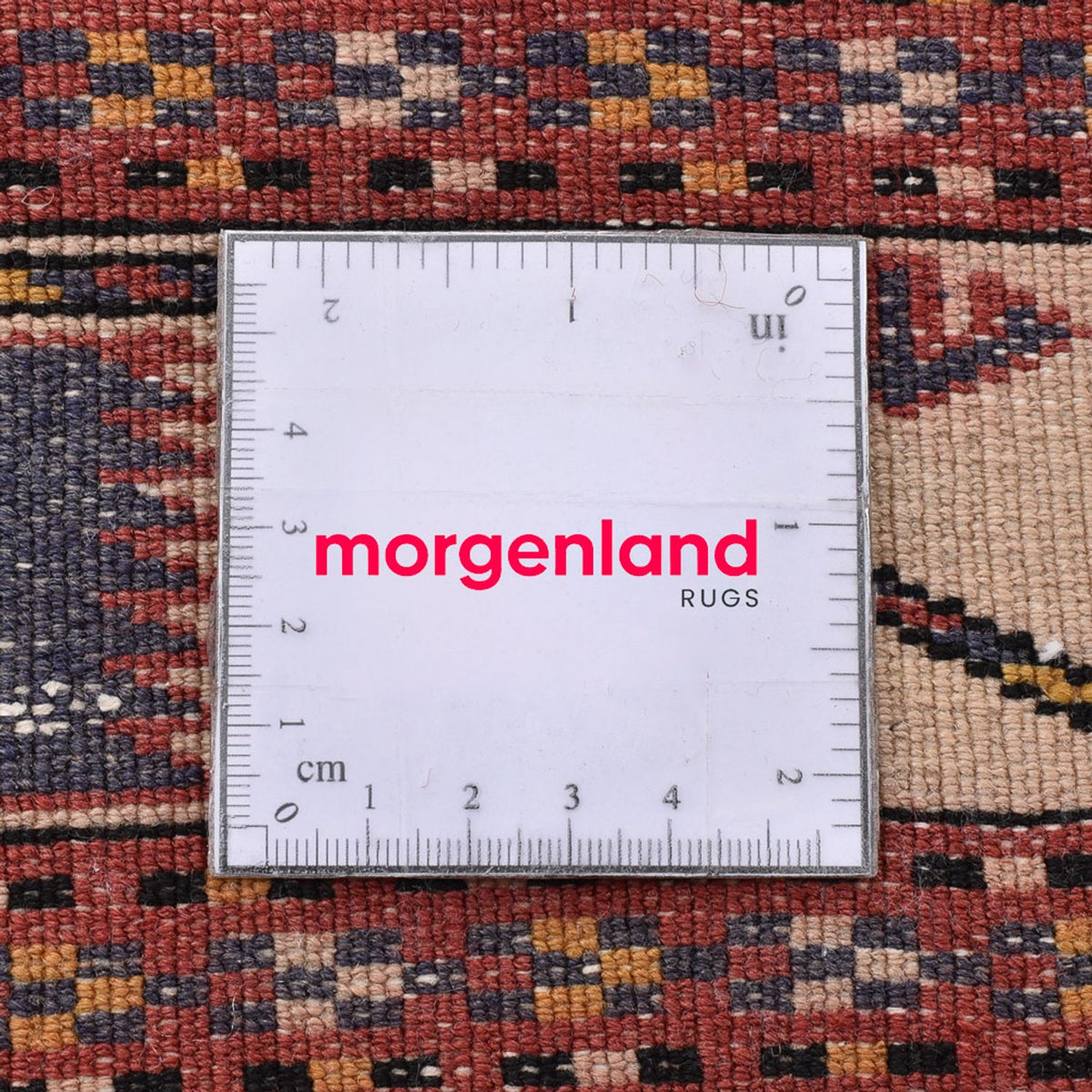 Turkaman Teppich - 120 x 92 cm - hellrot